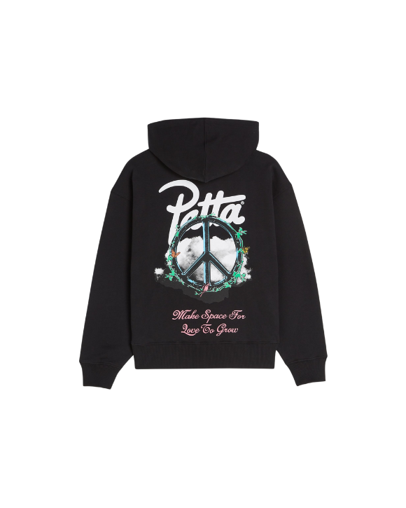 Xerox Peace Hoodie Black