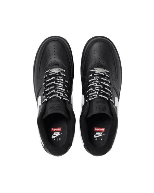 Air Force 1 Supreme Black White