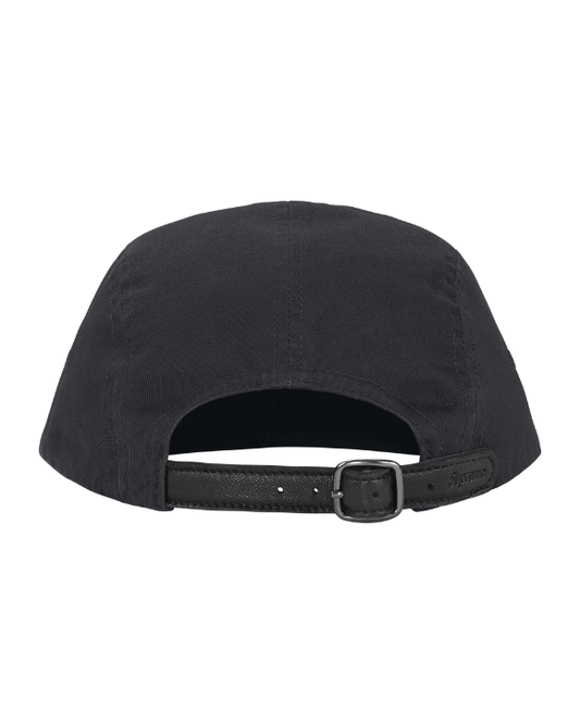 Washed Chino Twill Camp Cap Black