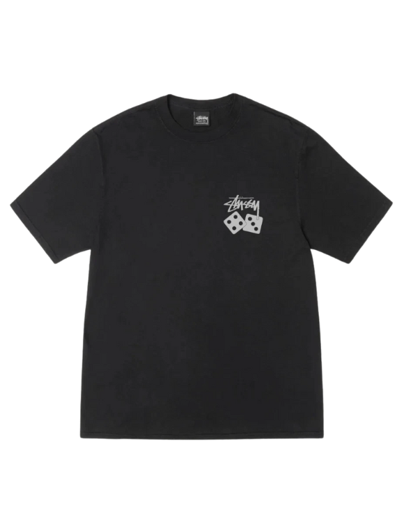Dice Pig Dyed Tee Black