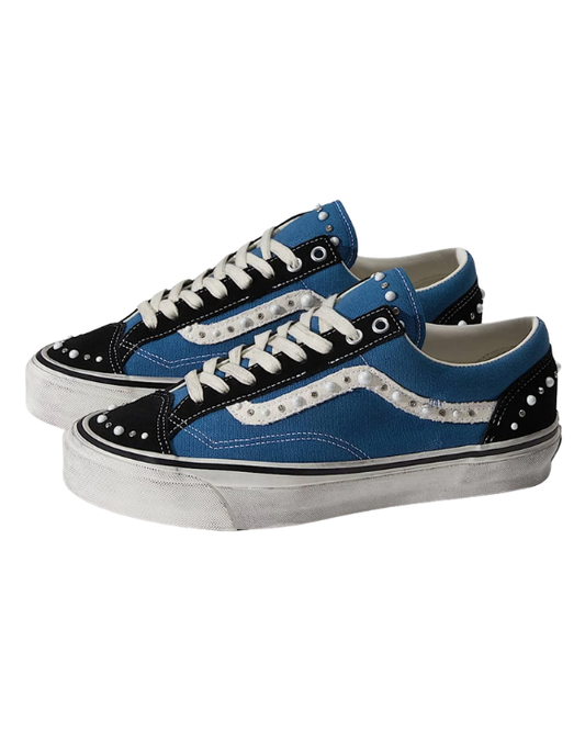 Vans Premium Old Skool 36 Pearlized en color negro y navy