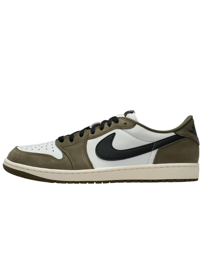Air Jordan 1 Low OG Medium Olive zapatillas streetwear de colección