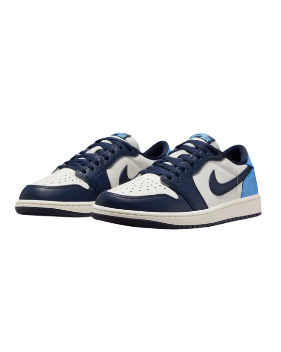 Air Jordan 1 Retro Low OG Obsidian UNC zapatillas streetwear de colección