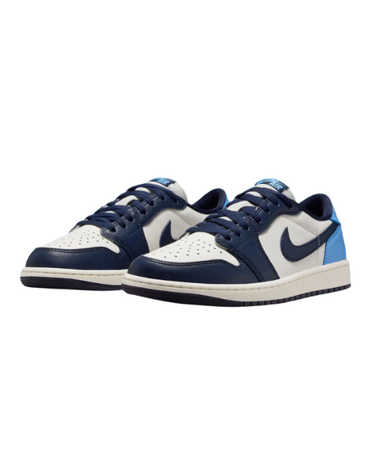 Air Jordan 1 Retro Low OG Obsidian UNC zapatillas streetwear de colección