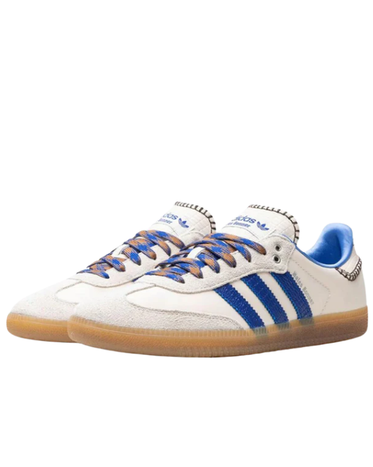 Detalle de las adidas Samba Nylon Wales Bonner Wonder Clay Royal