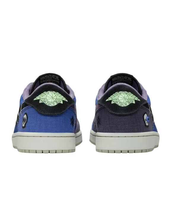 Detalles de las Air Jordan 1 Retro Low OG Zion Williamson Voodoo Alternate para colección sneakerhead