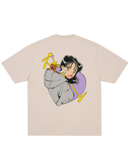 Rear View T-Shirt Stoney Grey