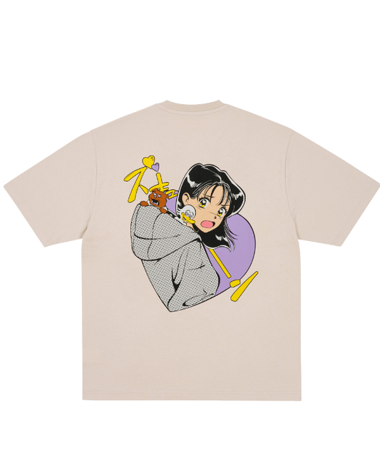 Rear View T-Shirt Stoney Grey