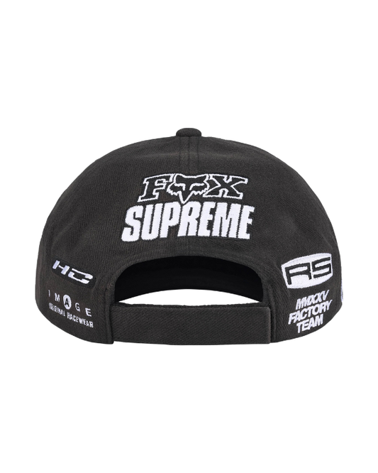 Fox Racing 6 Panel Black FW25