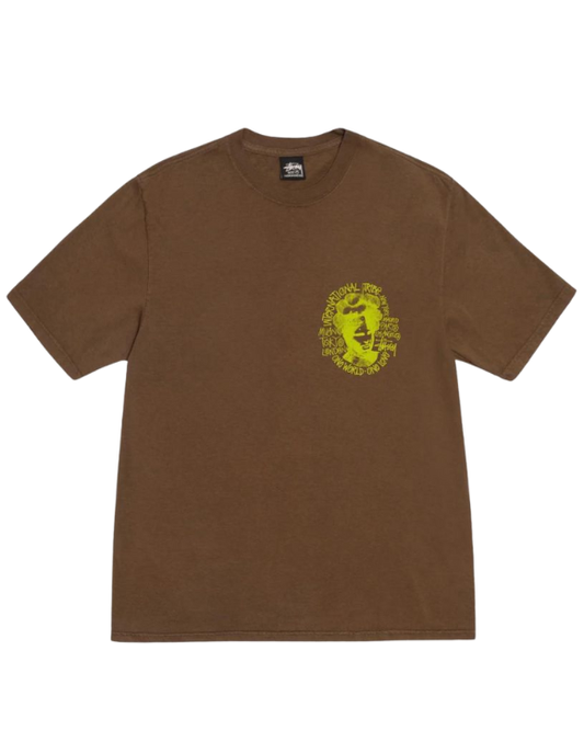 Camelot Pig Dyed Tee Brown