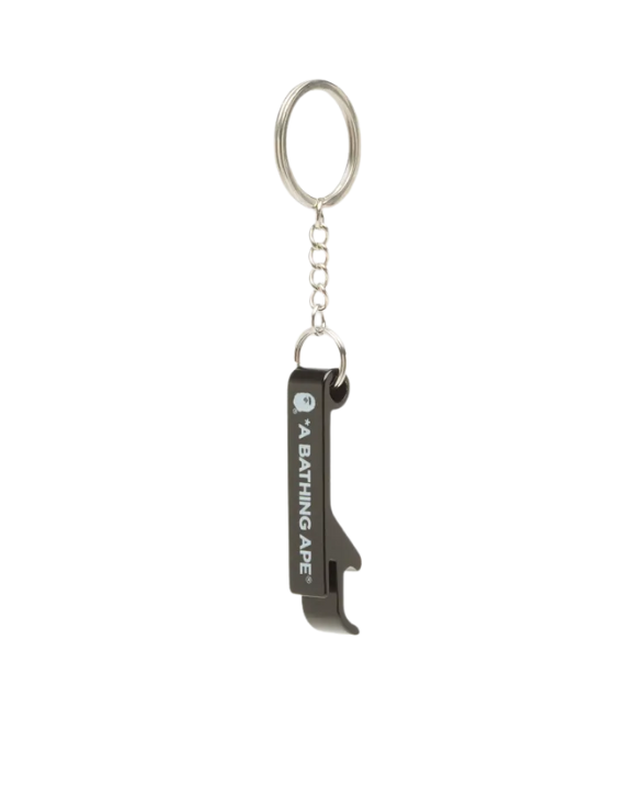 Bottle Opener Keychain Black