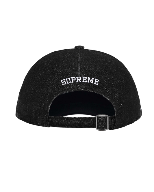Supreme Cordura Denim S Logo 6-Panel Black SS25
