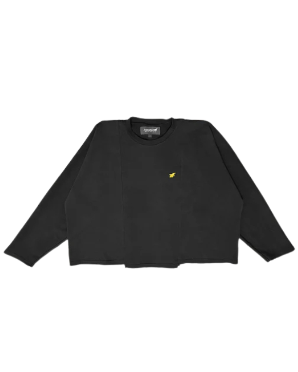 Classified Basics Black Longsleeve Tee (Reversible)