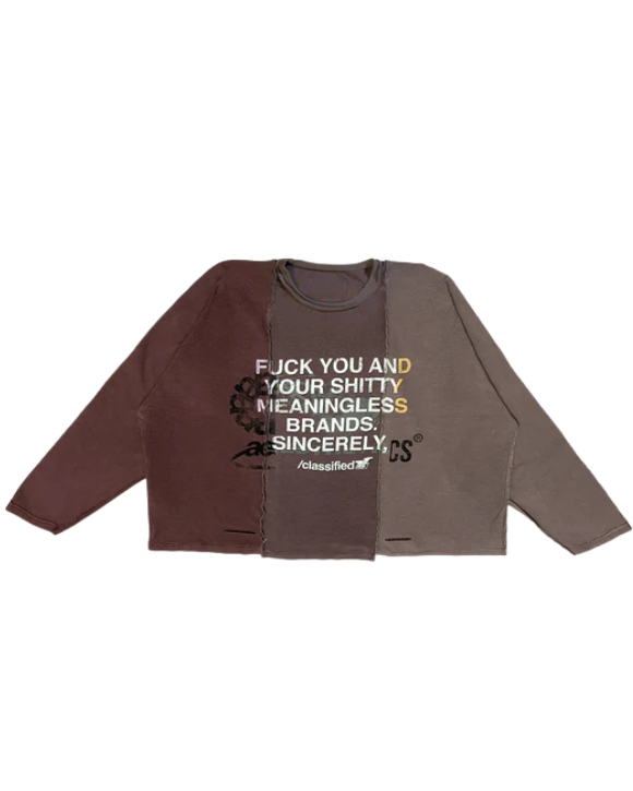 Classified Statement Longsleeve Tee (Reversible)