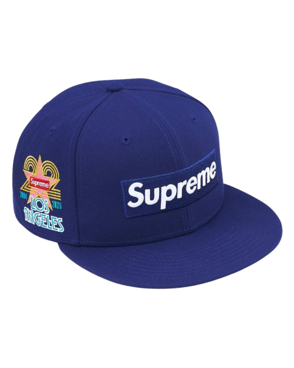 Supreme Shop Box Logo New Era Light Navy Los Angeles