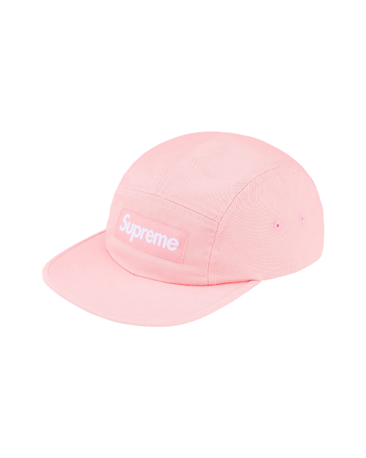 Washed Chino Twill Camp Cap Pink