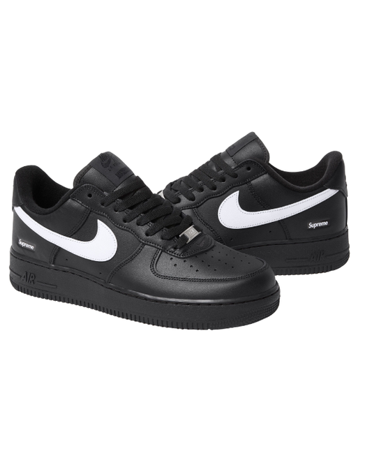 Air Force 1 Supreme Black White