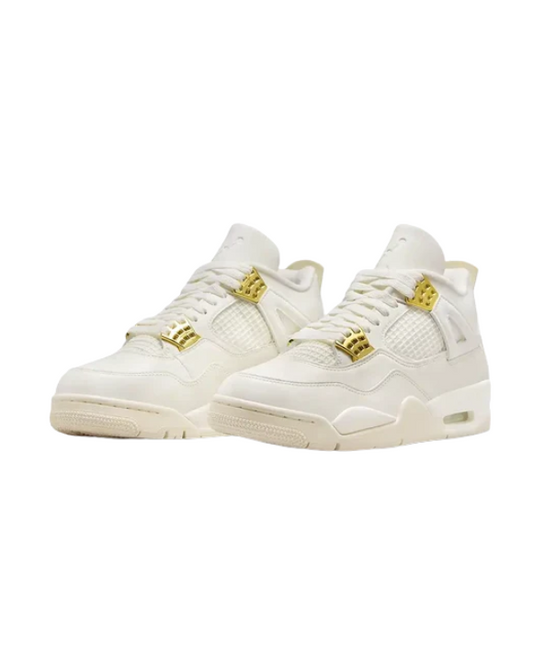 4 Retro W Metallic Gold
