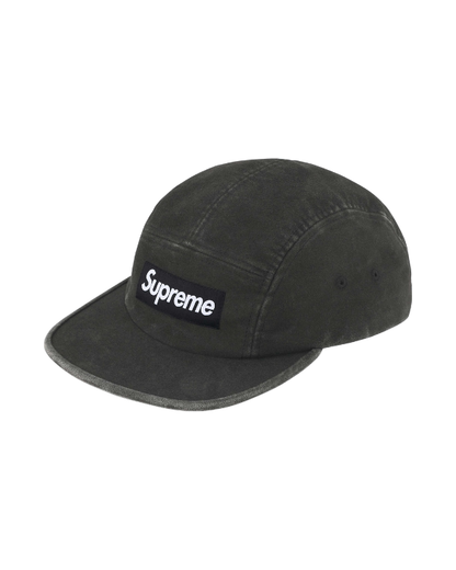 2 Tone Moleskin Camp Cap Black