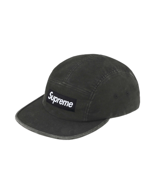 2 Tone Moleskin Camp Cap Black