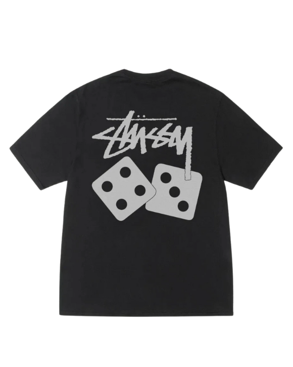 Dice Pig Dyed Tee Black