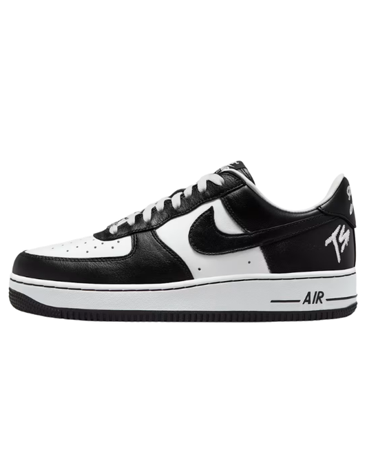 Nike Air Force 1 Low QS Terror Squad Blackout con diseño blanco y negro
