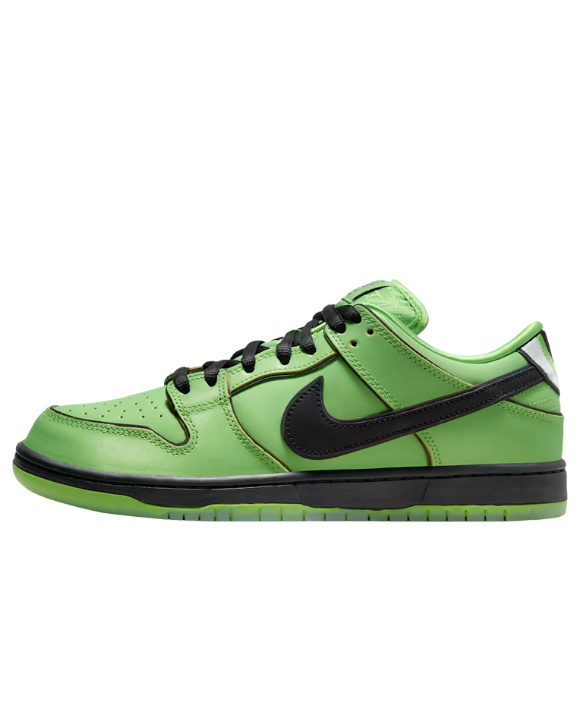 Nike SB Dunk Low Powerpuff Girls Cactus Buttercup vista lateral