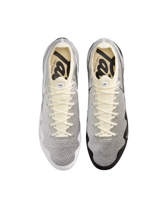 Detalle aéreo Nike Mercurial x Patta White Metallic